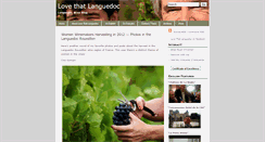 Desktop Screenshot of love-that-languedoc.com