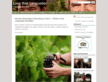 Tablet Screenshot of love-that-languedoc.com
